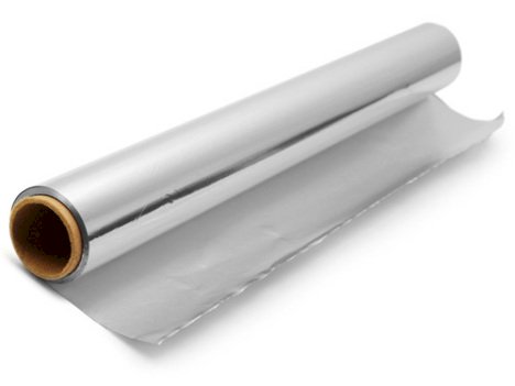 Alufolie 50 cm x 150m per rol, in cutterbox, 11my, per stuk (kopie)