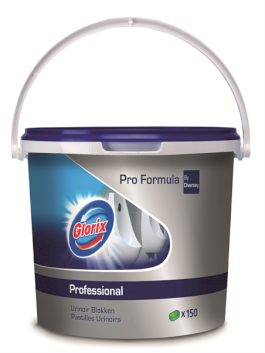 Glorix Prof. Urinoirblokken, 150 stuks (3kg)